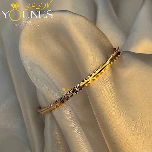 النگو طلا تراش هرمی